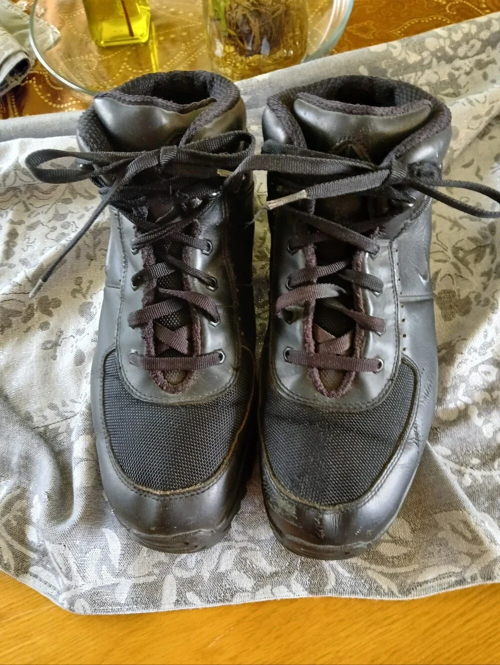 Nike Air Max ACG All Condition Men's Black Leather Trail Boots